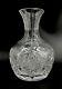 Antique Abp American Brilliant Period Cut Crystal Glass Wine Decanter Hobstar