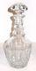 Antique Abp Crystal Decanter Cut Stopper Star Bottom Numbered American Brilliant