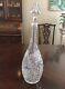 Antique Abp Cut Crystal Decanter 15 Tall