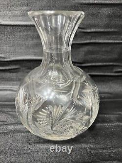 Antique ABP Cut Glass Pitkin Carafe. Early 20th century