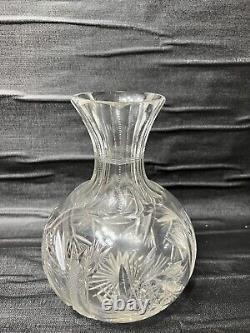 Antique ABP Cut Glass Pitkin Carafe. Early 20th century
