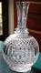 Antique Abp Hand Cut Crystal Water Or Wine Carafe Decanter Superb Early Design