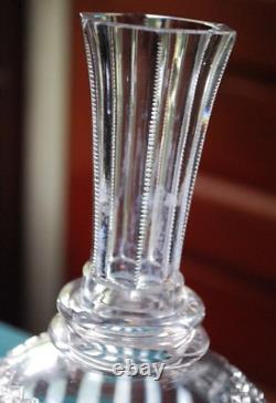 Antique ABP Hand Cut Crystal WATER OR WINE CARAFE DECANTER Superb Early Design