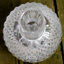 Antique ABP Hand Cut Crystal WATER OR WINE CARAFE DECANTER Superb Early Design