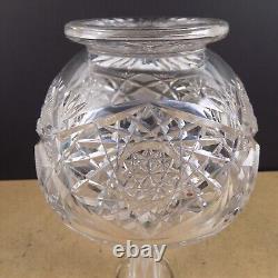 Antique American Brilliant Cut Glass Decanter Genie Bottle Shape