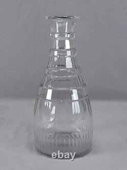 Antique Anglo Irish Georgian Cut Glass Water Carafe Circa 1790-1810