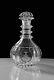 Antique Baccarat Engraved Cut Glass Decanter With Royal Lubicz Crest C1850