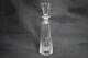 Antique Crystal Tapered Decanter Panel Cut Original Stopper C 18th 19th Century