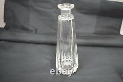 Antique Crystal Tapered Decanter Panel Cut Original Stopper c 18th 19th Century