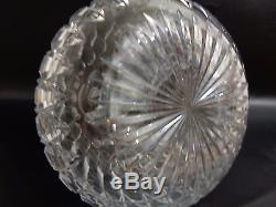 Antique Cut Glass Crystal Decanter