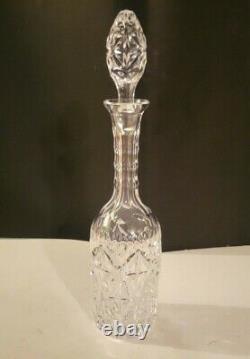Antique English Silverplate Cut Crystal 3 Decanter Tantalus Liquor Caddy EUC