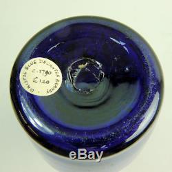 Antique Georgian Bristol Blue Glass'brandy' Decanter C. 1820