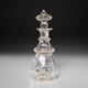 Antique Georgian Ornate Cut Clear Crystal Decanter Withstopper, 12.5 (a)