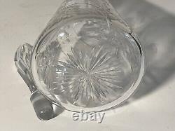 Antique Hand Blown Cut Glass Spirit Decanter Blackberry Pattern for the Elixir