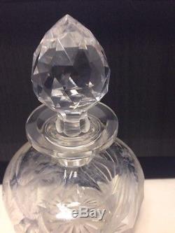 Antique Hawkes Art Glass Edenhall American Brilliant Period Decanter