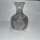 Antique Lavender Cut Glass Water Carafe Blown Glass