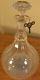 Antique Victorian Cut Glass Musical Decanter 19th Cent. Working With Original Key