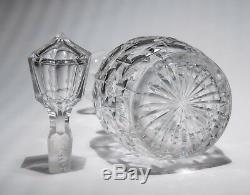 Antique Victorian Gothic Revival High Quality Cut Glass Liqueur Decanter c1870