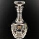 Atlantis Sofia Cut Crystal Wine Liquor Decanter With Stopper Clear Glass Signed