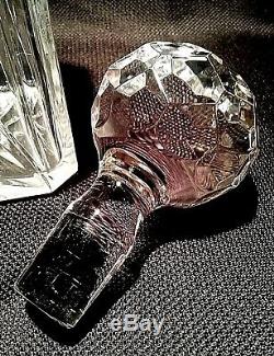 Atlantis TRITON Hand Cut Crystal Decanter with Stopper