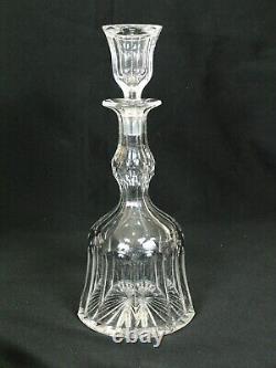 Attributed to J Hoare 1880's ABP Cut Glass Faceted Bell Shaped Decanter