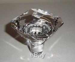 BACCARAT Art Deco Cut Crystal Decanter with Original Stopper