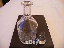 Baccarat Crystal Cut Glass Canterbury Liquor Decanter Hexagonal Stopper 10