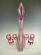 Baccarat Crystal Cut-to-clear Decanter & 6 Glasses 18