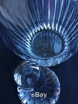 BACCARAT MASSENA 11.25 Cut French Crystal Decanter and stopper