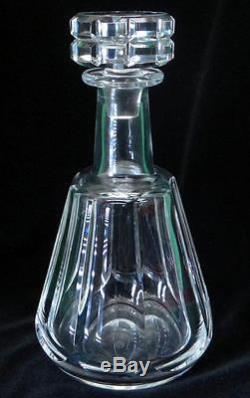 BACCARAT Tallyrand CRYSTAL DECANTER & Cut STOPPER CLEAN! Free Shipping