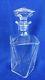 Beautiful Baccarat Bac54 Solid Cut Crystal Decanter & Stopper French 9-3/8
