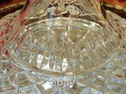 BEAUTIFUL Crystal HAND CUT Glass Ship's Decanter Violetta Tag, Poland