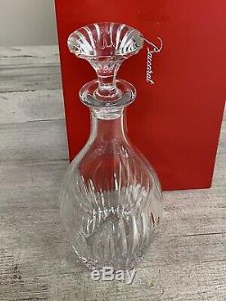 Baccarat 1703346 Crystal Massena Decanter 11 1/4 H Clear Cut Glass Defects