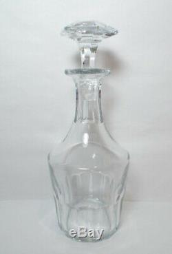 Baccarat BRETAGNE Crystal Decanter with Stopper EXCELLENT France Cut Panel Glass