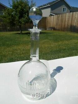 Baccarat Crystal Decanter with Stopper Nancy Pattern Original Made France