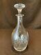Baccarat Crystal Massena Decanter With Stopper 11 1/4h Clear Cut France Read #1