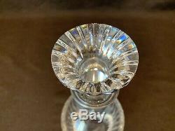 Baccarat Crystal Massena Decanter with Stopper 11 1/4H Clear Cut France READ #1