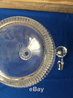 Baccarat Cut Crystal Decanter In a Nancy Pattern Etched Mark at the Bottom