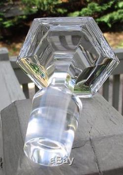 Baccarat Cut Crystal Large HARCOURT Decanter 11 7/8 MSRP $1,435.00
