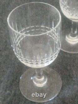 Baccarat Cut Crystal Nancy pattern Cordial Decanter with glasses