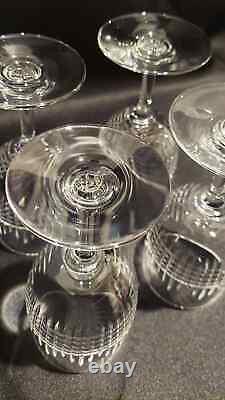 Baccarat Cut Crystal Nancy pattern Cordial Decanter with glasses