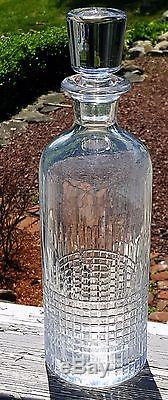 Baccarat Cut Crystal Spirit Decanter Nancy 11 1/2 with Box French Art Glass