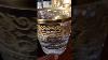 Baccarat Fine Crystal Gold Whiskey Glass And Harcourt Square Whiskey Decanter