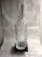 Baccarat France Crystal Harmonie Cut Vertical Lines Whiskey Liquor Decanter