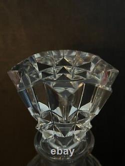Baccarat France Crystal Piccadilly Decanter with Star Stopper 10 Inch