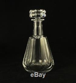 Baccarat French Cut Crystal Talleyrand Pattern Decanter And Original Stopper