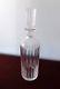 Baccarat Harmonie Decanter & Stopper Signed 12 1/2 Spirits Round Cut Crystal