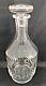 Baccarat Lorraine Cut Uneven Cuts Glass Crystal Decanter W Stopper 4182 French