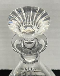 Baccarat MASSENA French Crystal Cruet Cordial Decanter with Stopper Mint in Box