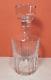 Baccarat Rotary Crystal Decanter And Stopper Excellent Heavy Cut Glass Barware